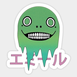 Emil Head Nier (Green) Sticker